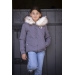 Bombers Lyon Eden by Pénélope Glitter Gris - Enfant