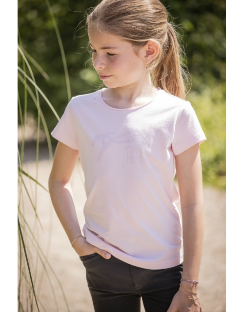 Eden by Pénélope Iconic Strass T-shirt Pink - Children