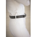 Ceinture Signature Strass - Noir