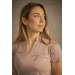 Josie Polo Shirt - Rosy Beige