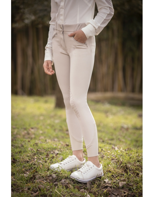 Eden by Pénélope New Romy Breeches Beige - Children