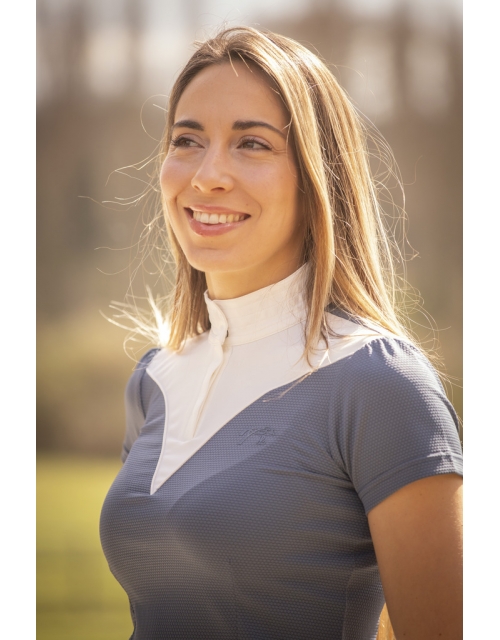 Polo de Concours Las Honey Manches Courtes - Bering Sea