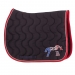 Tapis de selle Point Sellier Classique - Marine & Rouge