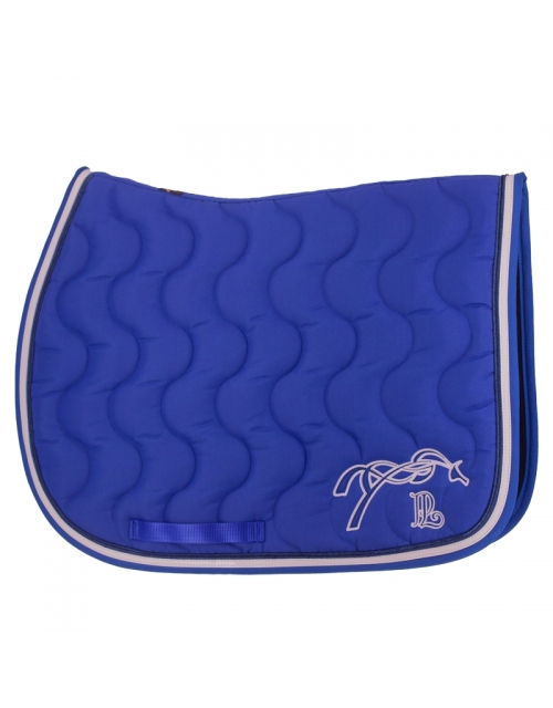 Classic Point Sellier Saddle Pad - Royal Blue & Sparkly Navy