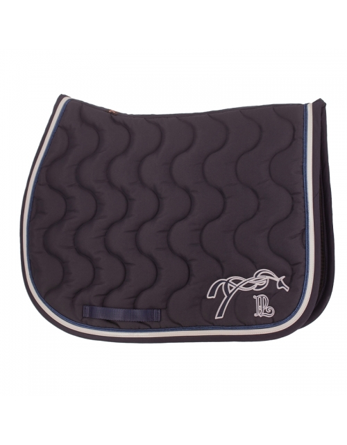Classic Point Sellier Saddle Pad - Navy & Blue
