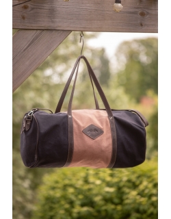Sac Canvas Bowl Grand Modèle - Rose & Noir
