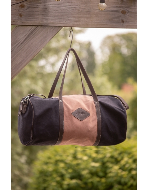 Sac Canvas Bowl Grand Modèle - Rose & Noir